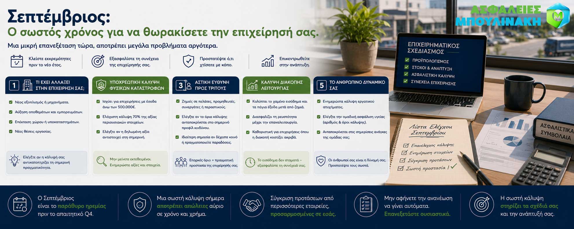 Επιστροφή στην Επιχειρηματική Κανονικότητα: Έλεγχος Ασφαλιστικής Κάλυψης για το Νέο Έτος